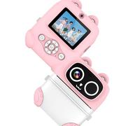 Green Immediate Print Camera for Children in Fun Puss Shape Permanent Battery Safe Substance Children Digital Camera