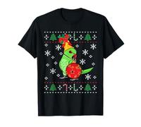 Green Indian Ringneck Parrot I Ugly Christmas T-Shirt