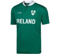 Green Ireland Shamrock Performance Short Sleeve Rugby Shirt (Small) (Small)