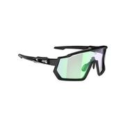 Green iridescent photochromic glasses category 1 to 3 AZR Kromic Pro Race Rx Noir TU