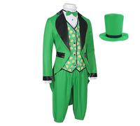 Green Irish Adult Costume Classic Elements Tight Fit Soft Comfortable