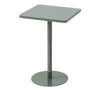 Green Iron Small Square Side TableOutdoor Patio Coffee Table for Front Desk Milk Tea Shop Bar 60x72cm/24x28inDurable & Stylish Design