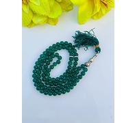 Green Jade Agate Tasbeeh, Muslim Tasbih Favor, Aqeeq Prayer Beads Islamic Misbaha, Hakik Sufi Tasbih, Dark Red Aqiq Masbaha Sebha 98+2 Beads 8MM (Green Jade)