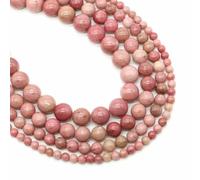 Green Jade Beads 4/6/8/10mm Natural Stones Healing Crystals Round Loose Spacer Gem Bead for Jewelry Making DIY Bracelet Necklace-Pink Rhodonite-10mm 35-39pcs