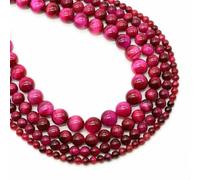 Green Jade Beads 4/6/8/10mm Natural Stones Healing Crystals Round Loose Spacer Gem Bead for Jewelry Making DIY Bracelet Necklace-Pink Tiger Eye-4.0mm 85-92pcs