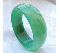 Green Jade Bracelet, Chinese Natural 5A Crystal Chalcedony Bracelet Agate with Box,