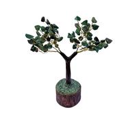 Green Jade Crystal Gemstone Tree Artificial Home Decor Crystal Tree Of Life New Home House Warming Gift For Women & Men Spiritual 7 Inch