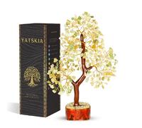 Green Jade Stone - Tree Crystal - Reiki Decor - Gemstone Tree - Crystals and Stones - Meditation Decor - Holistic Gifts for Women