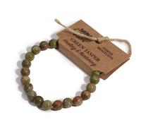 Green Jasper Power Bracelet For Harmony