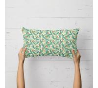 Green Jurassic Park Rectangular Cushion 30x50 - Eco Friendly