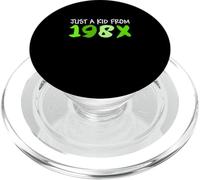Green Just A Kid From 198X Green Graphic PopSockets PopGrip for MagSafe