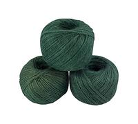 Green Jute Garden Twine - Triple Pack - 3 x 125m balls of Garden Twine - Garden String for Gardening, Floristry and Bundling, Total 360m/1181ft