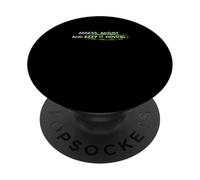 Green Keep It Moving Green Graphic PopSockets Adhesive PopGrip