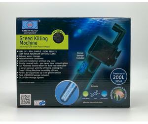 Green Killing Machine 9W (GKM9W) Aquarium UV Steriliser for up to 200L tank
