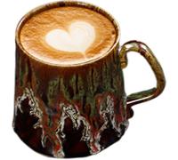 (Green) Kiln Coffee Mug - Large Ceramic Coffee Mug,Novelty Dishwasher and Microwave Safe Coffee Mug Cup for Double Shot, Latte, Cappuccino, Lungo