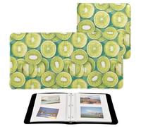Green Kiwi Lime Oil Painting Photo Album Binders Photobooks Self Adhesive Pages For All Size Pictures 4x6, 5x7, 6x8 Photos