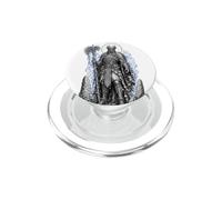 Green Knight Arthurian Legend Sacred Warrior Line Art PopSockets PopGrip for MagSafe