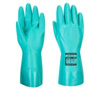 (Green, L) Portwest Nitrosafe Chemical Gauntlet