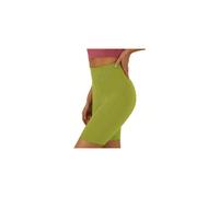 (green, L) Women's High Waist Yoga Shorts Fitness Running Cycling Quick Drying Breathable High Waisted Five Quarter Black Leggings Shorts