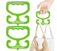Green Labor-Saving Lifting Device Grips for Bags, Good Load-Bearing Bag Carrier for Grocery Bags, Grocery Bag Holder for Plastic Bags Grocery Bag Carrier Handle for Carrying Buckets, Shopping Bags