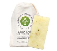 Green Lady Soap Bar - 100% Natural & Vegan | Handmade & Cold-Processed with Shea Butter, Coconut Oil & Nettles | Gently Cleanses, Exfoliates & Hydrates for Soft Skin | 90g | Edinburgh Skincare Company