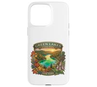 Green Lakes State Park Syracuse New York Novelty Souvenir Case for iPhone 15 Pro Max