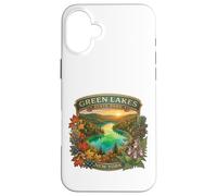 Green Lakes State Park Syracuse New York Novelty Souvenir Case for iPhone 16 Plus
