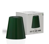 Green Lamp Shade 15cm - Small Easy Fit Metal Ceiling Light Shade, Retro Mug Shape Replacement Pendant Lamp Shade for Table Lamp, Ceiling Light & Bedroom Lighting