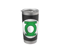 Green Lantern Circle Logo Distressed Stainless Steel Insulated Tumbler