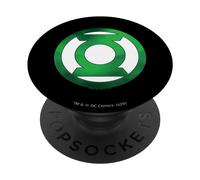 Green Lantern Green Chrome logo PopSockets Swappable PopGrip
