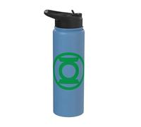 Green Lantern Green Emblem Stainless Steel Insulated Water Bottle
