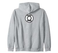 Green Lantern Scribble Lantern Logo Zip Hoodie