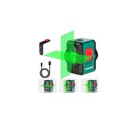 Green Laser Level, HYCHIKA 45M Lazer Levels Self Leveling, Switchable Horizontal/Vertical/Cross line, IP54 Rechargeable Outdoor Laser Level with