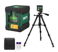 Green Laser Level with 102cm Tripod,OGETO Self Leveling Lazer Level Cross Line Laser Leveler Tool for Picture Hanging, Tile, Construction Indoor Project