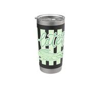 Green Later Gator Striped Stainless Steel Insulated Tumbler