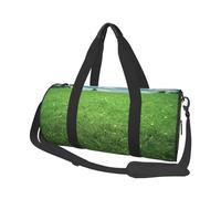 Green Lawn Duffel Bags for Women Men, Foldable Travel Totes Bag for Airplane Essentials, Weekender Overnight Bags Large Sport Gym Bag Carry On Luggage Bag with Strap