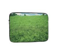 Green Lawn Laptop Sleeve for Women Men, 17 Inch Waterproof Laptop Bag Lightweight Notebook Computer Cover Bag