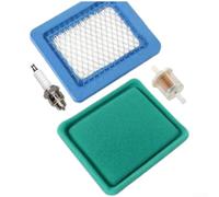 Green Lawn Mower Air Filter Element For Outdoor Power Equipment With Efficient Dust Debris Capture And Long Lasting Material For Engine Protection Plus For Easy Installation Kit Included Set Of One