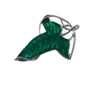 Green Leaf Brooch,The Same Badge,Alloy Three-dimensional Pin Retro Texture Clothing Accessories,Film and Television Fashion Brooch