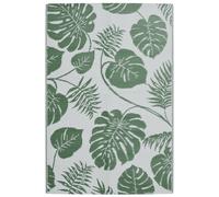 (green leaf pattern, 140 x 200 cm) vidaXL Outdoor Carpet Garden Rug Carpet Patio Mat Area Rug Balcony Blanket PP