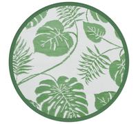 (green leaf pattern, 200 cm) vidaXL Outdoor Carpet Garden Rug Carpet Patio Mat Area Rug Balcony Blanket PP