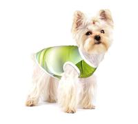 Green Leaf Reflecting In River Water,Cotton Sleeveless Pet T-Shirt Soft Stretchy Puppy Breathable Vest,S