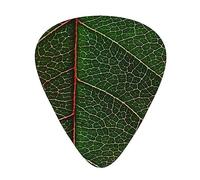 Green Leaf Texture Veins Guitar Pick 12 Picks Fashion Personalized Bass Pick Durable Electric Guitar Plectrums Instrument Accessories