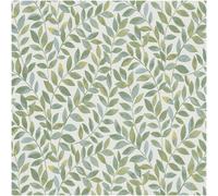 Erismann Ameroso Leaf Blown Vinyl Wallpaper Green Perfect for Kitchens, Living Rooms, hallways, Feature Wall Wallcovering Opus 10462-07