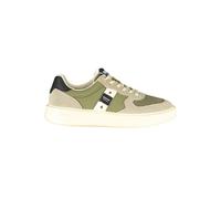 Green Leather Men Sneaker - male - Blauer - Sneakers - Green - 9 UK - Shoes 9 UK