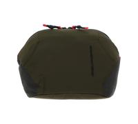 Green Leather Unisex Travel Necessaire ONE SIZE