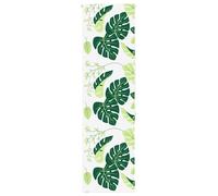 (green leaves, 60 x 240 cm) vidaXL Shower Roller Blind with Cassette Fabric
