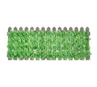 Green Leaves Backdrop | Waterproof Artificial Hedges Grape Leaf Privacy Fence Screen | Indoor Outdoor Fence Panels Decoration for Party Wedding, Garden Accessories