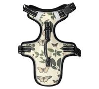 Green Leaves Butterfly Retro Reflective Vests for Dogs for Retrievers Night Walking Essentials Animal Vest for Dogs Chaleco para perro