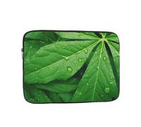 Green Leaves Laptop Case 15 inch, Shockproof Protective Computer Sleeve Cover Water Resistant Laptop Bag Carrying Tablet Cover Briefcase Handbags Gifts for Men Women